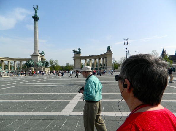 Cynthia At Heroes' Square, Budapest