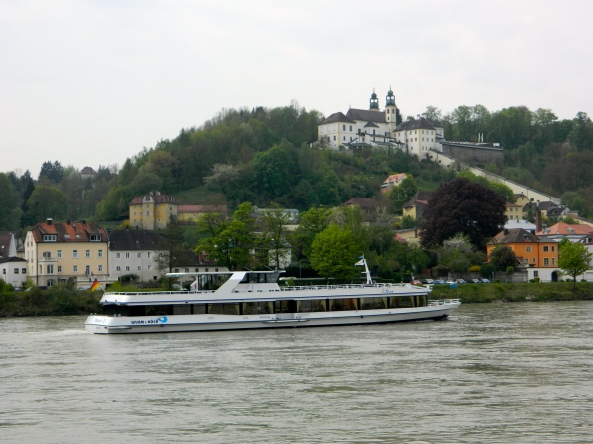 Looking Across The Inn River To The South Side Of Passau