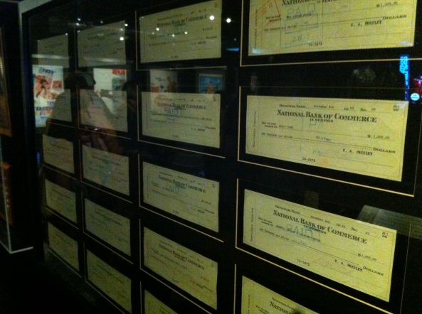 Part Of The Wall Of Cheques For Charities.